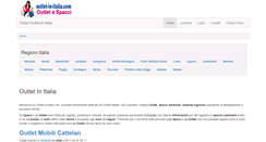 Desktop Screenshot of outlet-in-italia.com